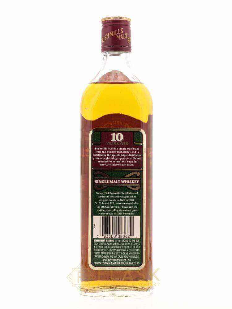 Bushmills 10 Year Old Single Malt 1980s - Flask Fine Wine & Whisky