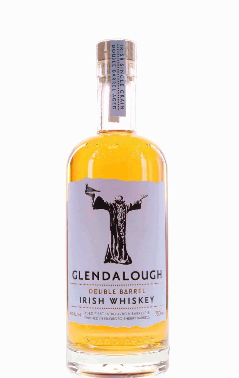 Glendalough Double Barrel Single Grain Irish Whiskey - Flask Fine Wine & Whisky