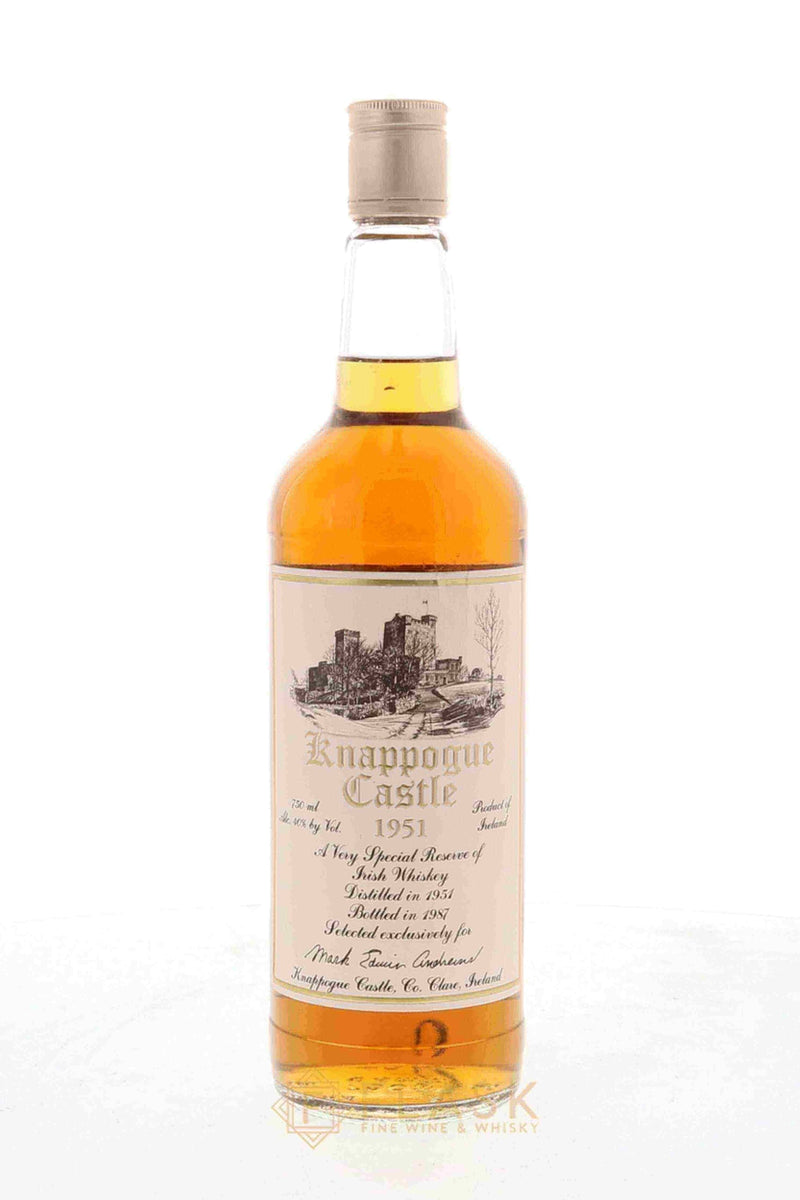 Knappogue Castle 36 Year Old 1951 Single Pot Still Irish Whiskey - Flask Fine Wine & Whisky