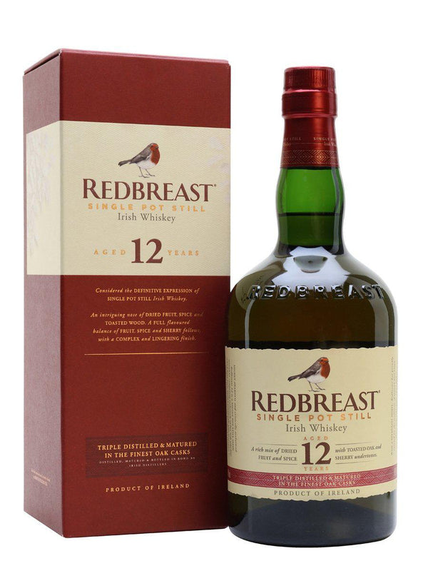 Redbreast 12 Year Old Irish Whiskey 80 Proof - Flask Fine Wine & Whisky