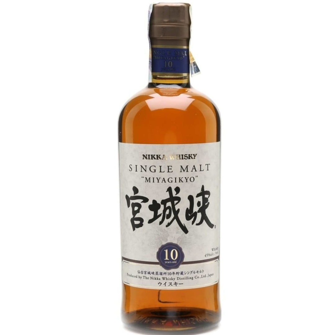 Nikka Miyagikyo 10 Year Old Single Malt Whisky - Flask Fine Wine & Whisky