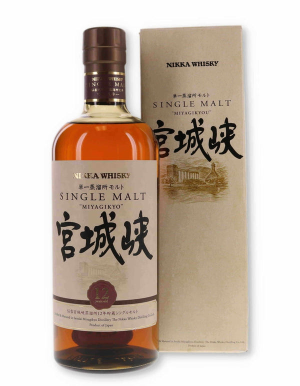 Nikka Miyagikyo 12 Year, Old ''Miyagikyou'' Box - Flask Fine Wine & Whisky