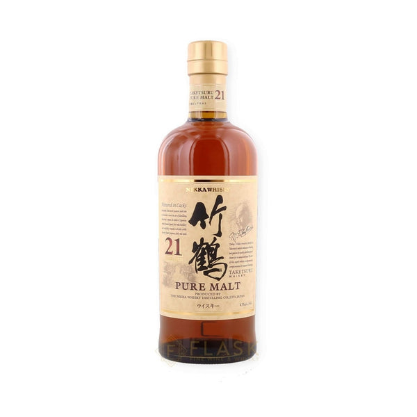 Nikka Taketsuru 21 Year Old Pure Malt Luxury Edition - Flask Fine Wine & Whisky