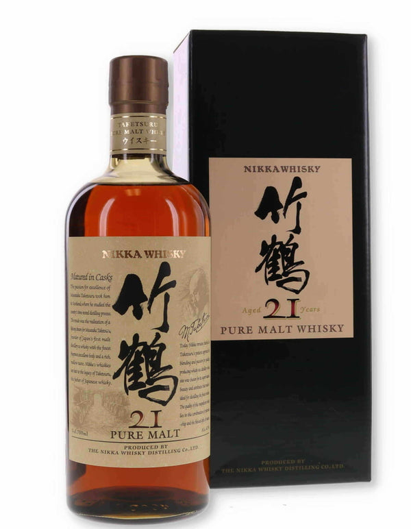 Nikka Taketsuru 21 Year Old Pure Malt Original Box - Flask Fine Wine & Whisky