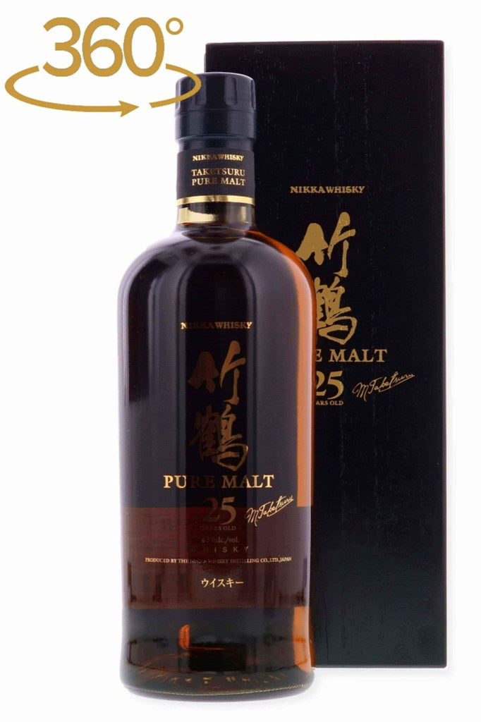 Nikka Taketsuru 25 Year Old Pure Malt Whisky - Flask Fine Wine & Whisky