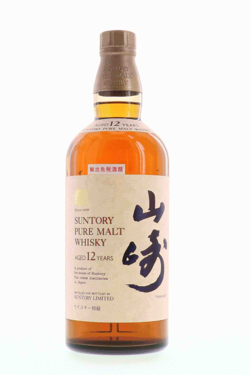 Suntory Pure Malt 12 Year Old Yamazaki Lion's Crest 1990s 760ml - Flask Fine Wine & Whisky