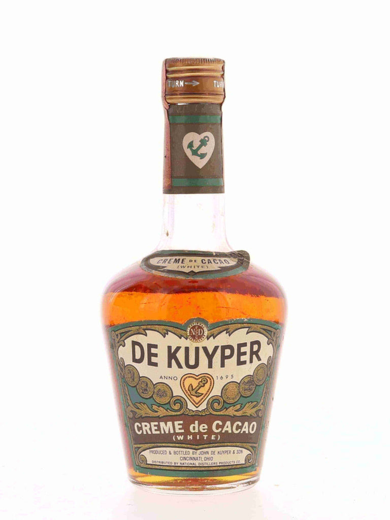 De Kuyper Creme de Cacao White 1970s 4/5 Pint - Flask Fine Wine & Whisky