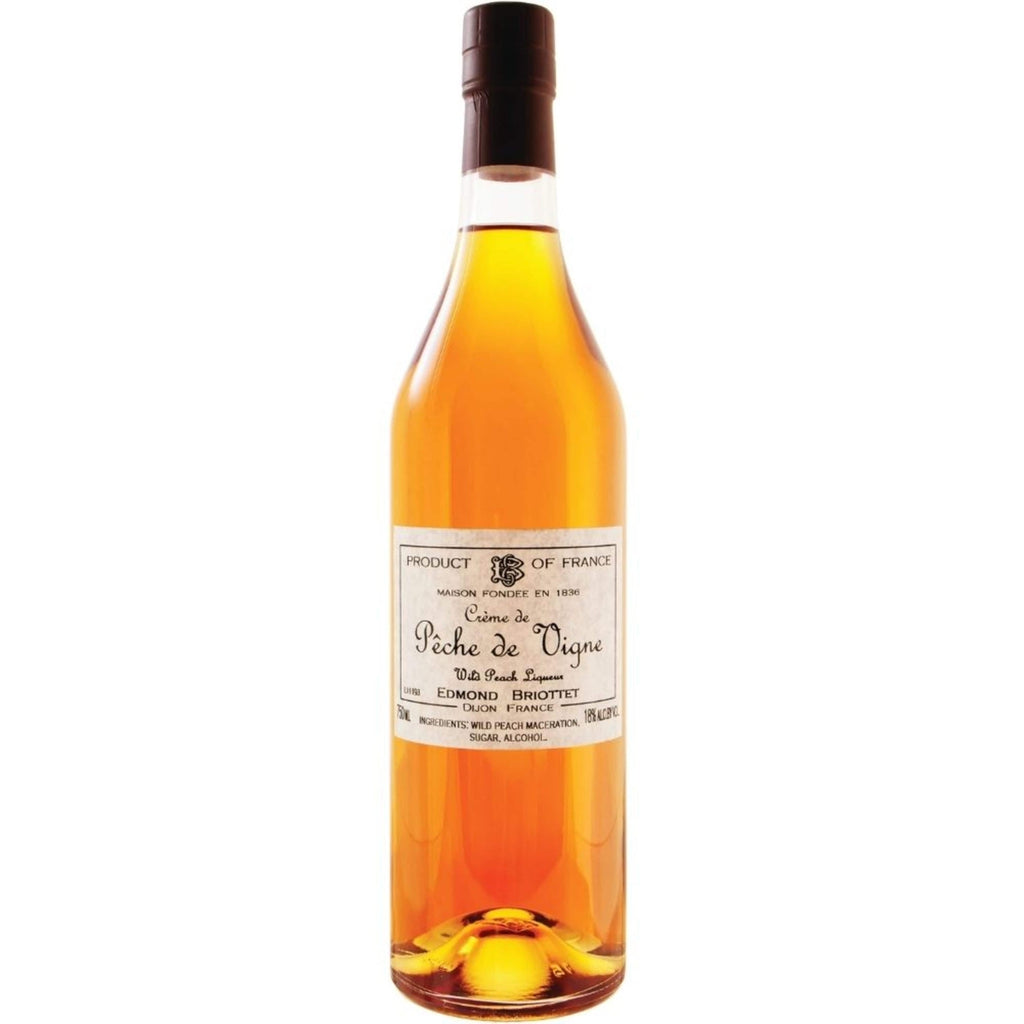 Edmond Briottet Creme de Peche de Vigne - Flask Fine Wine & Whisky