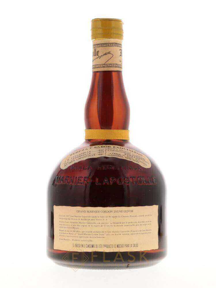 Grand Marnier Cordon Jaune Mexico 1970s-1980s - Flask Fine Wine & Whisky