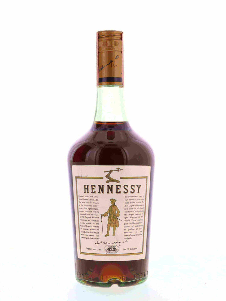 Hennessy Bras Arme Cognac 1960s 4/5 Quart - Flask Fine Wine & Whisky