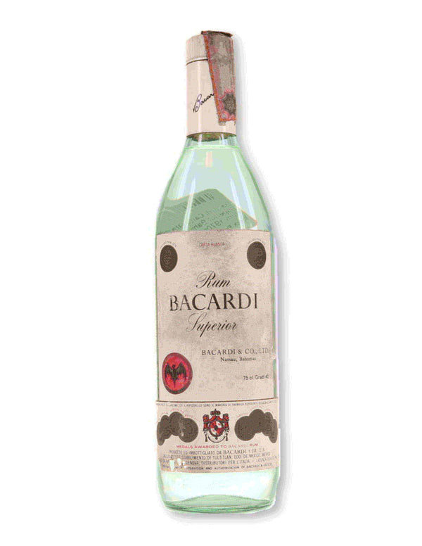 Bacardi Carta Blanca Superior Bahamas Rum 1970s - Flask Fine Wine & Whisky