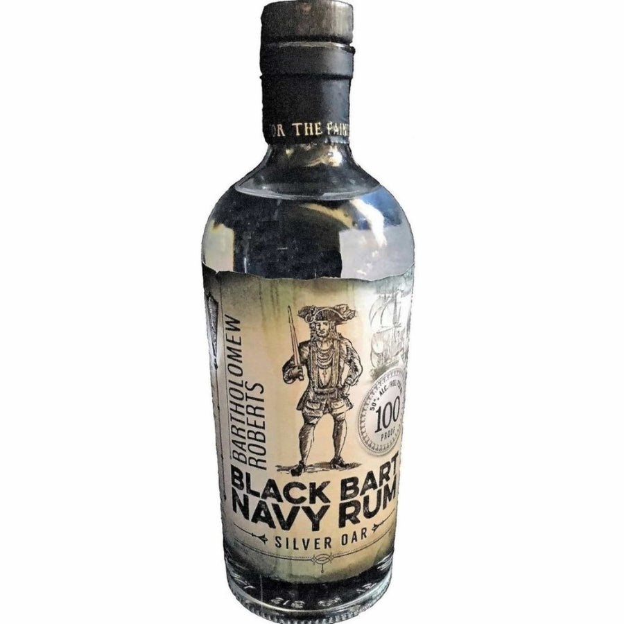 Black Bart Silver 100 Proof Rum - Flask Fine Wine & Whisky