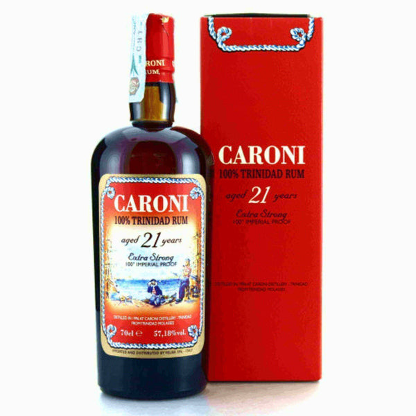 Caroni 1996 21 Year Old Rum Velier 100 Imperial Proof - Flask Fine Wine & Whisky