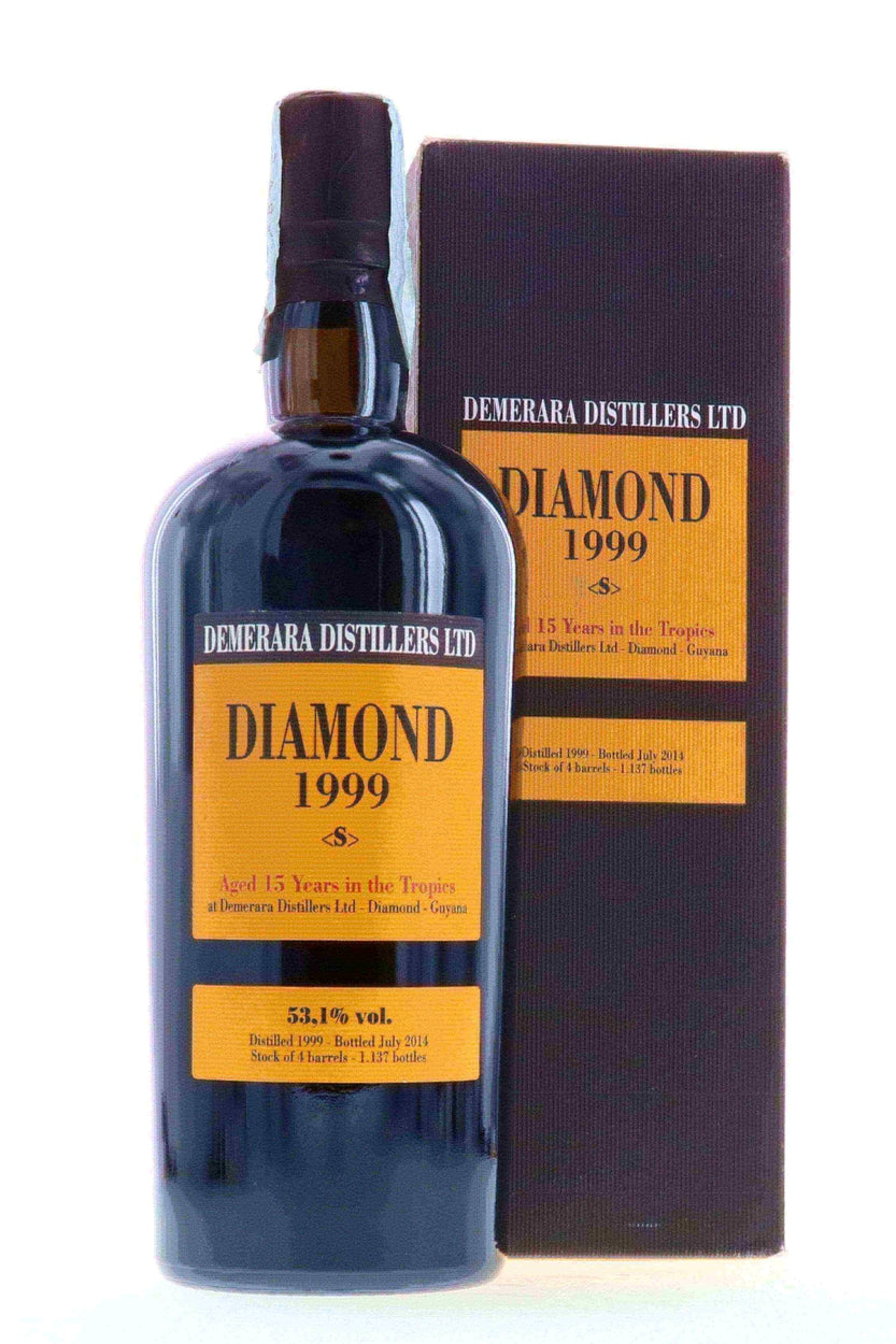 Diamond Full Proof S 1999 Demerara Rum Velier - Flask Fine Wine & Whisky