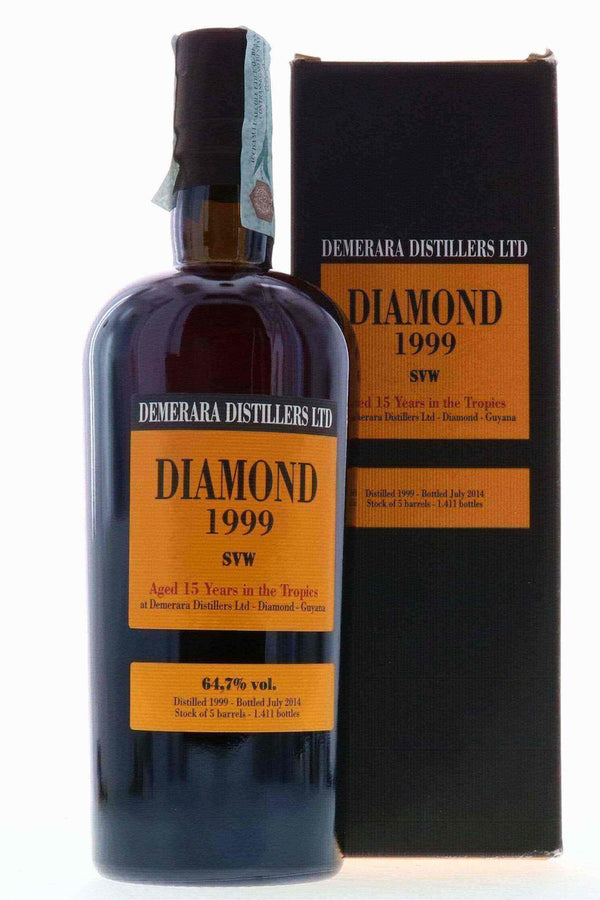 Diamond Full Proof SVW 1999 15 Year Old Demerara Rum Velier - Flask Fine Wine & Whisky