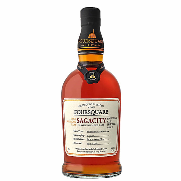 Foursquare 12 Year Old Sagacity Rum 750ml - Flask Fine Wine & Whisky