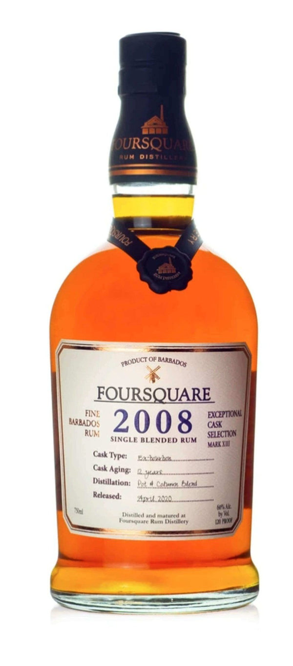 Foursquare 2008 Bourbon Cask 12 Year Old Rum - Flask Fine Wine & Whisky