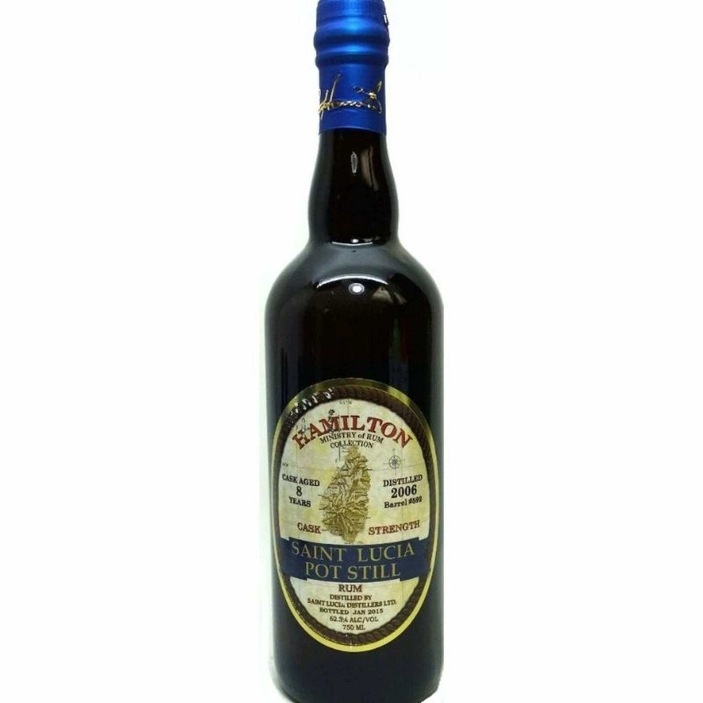 Hamilton 8yr St Lucia Pot Still Rum - Flask Fine Wine & Whisky