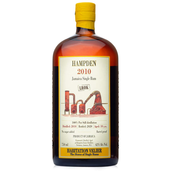 Hampden Habitation Velier 2010 LROK 10 Year Old Pure Single Rum 62% 750ml - Flask Fine Wine & Whisky