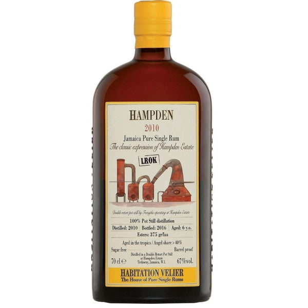 Hampden Habitation Velier 2010 LROK 6 Year Old Rum 67% - Flask Fine Wine & Whisky