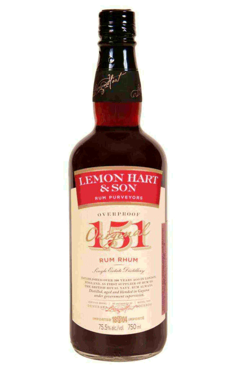 Lemon Hart & Sons Original 151 Rum - Flask Fine Wine & Whisky