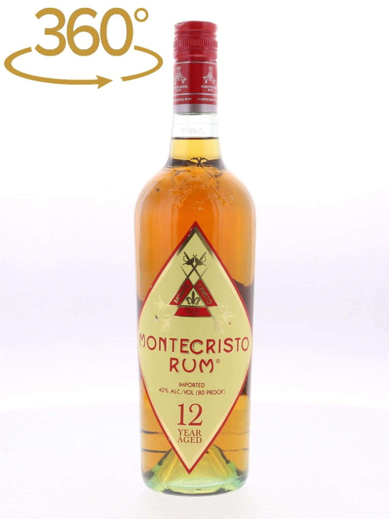 Montecristo Rum 12 Year 80 proof - Flask Fine Wine & Whisky