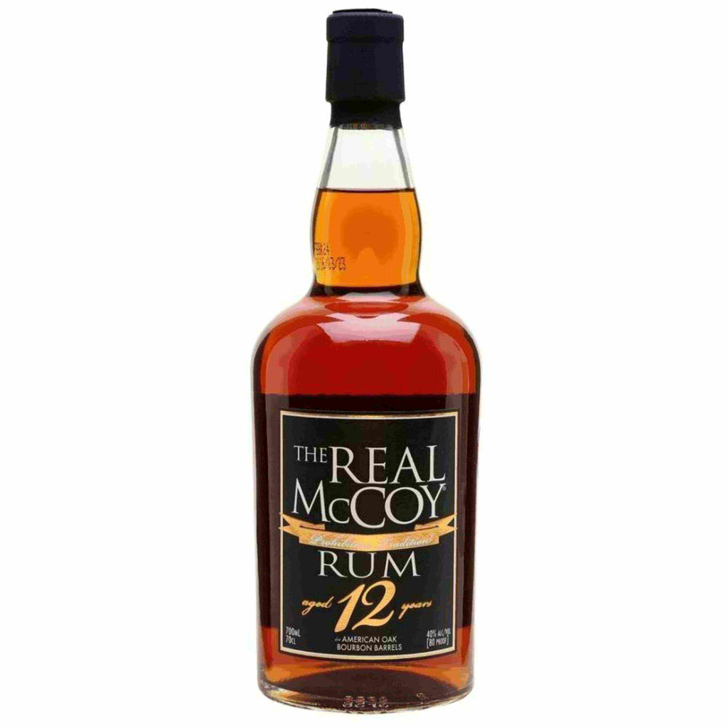 Real McCoy Rum 12 Year Old 80 Proof - Flask Fine Wine & Whisky