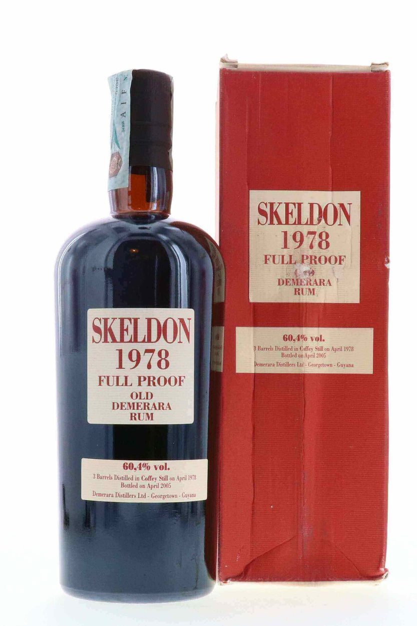 Skeldon Velier 1978 Full Proof 27 Year Old Demerara Rum - Flask Fine Wine & Whisky