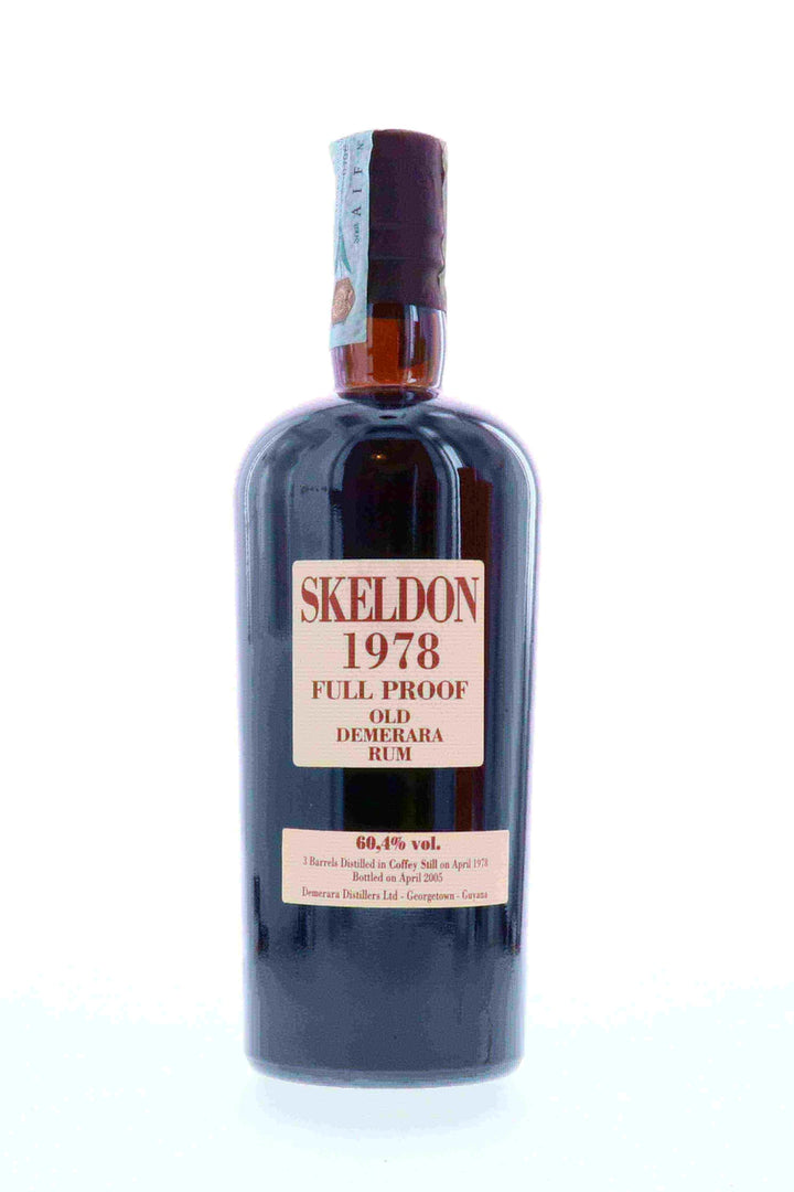 Skeldon Velier 1978 Full Proof 27 Year Old Demerara Rum - Flask Fine Wine & Whisky