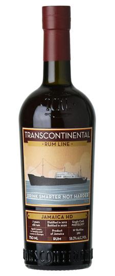 Transcontinental Rum Jamaica 7 year old  Hampden Cask D 2012 - Flask Fine Wine & Whisky