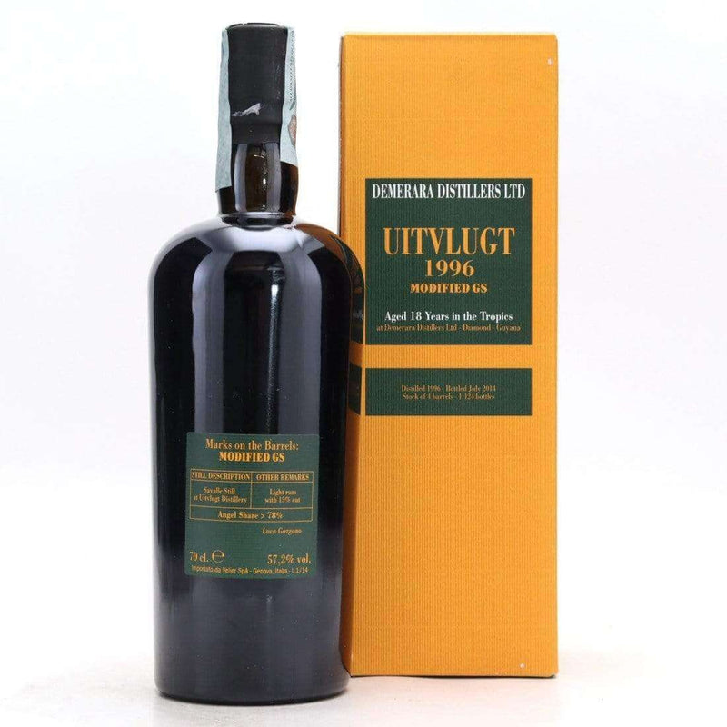 Uitvlugt 1996 Velier 18 Year Old Modified GS Rum - Flask Fine Wine & Whisky