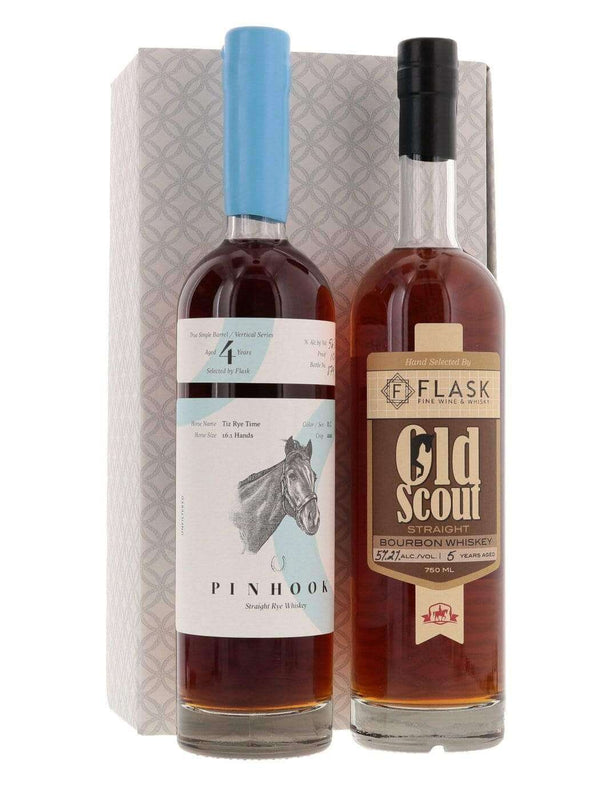 Flask Exclusive Pinhook + Smooth Ambler Gift Box Set - Flask Fine Wine & Whisky