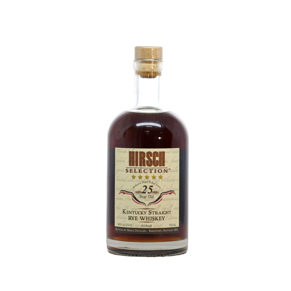 Hirsch Selection 25 year old Kentucky Straight Rye Whiskey 92 Proof - Flask Fine Wine & Whisky