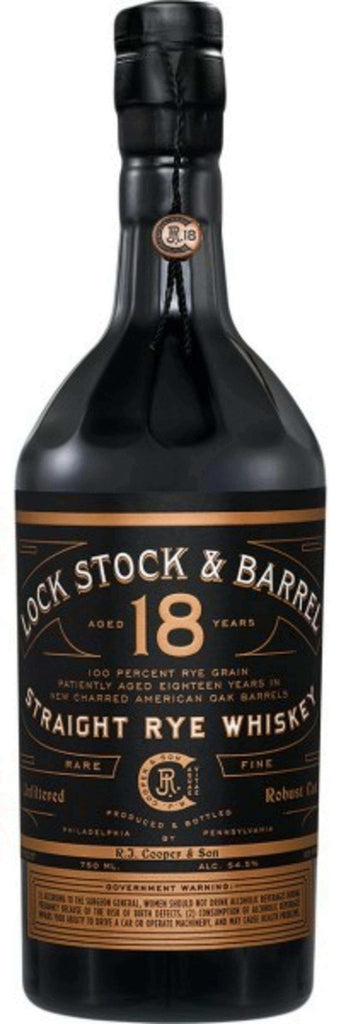 Lock Stock & Barrel 18 Year Old Straight Rye Whiskey - Flask Fine Wine & Whisky