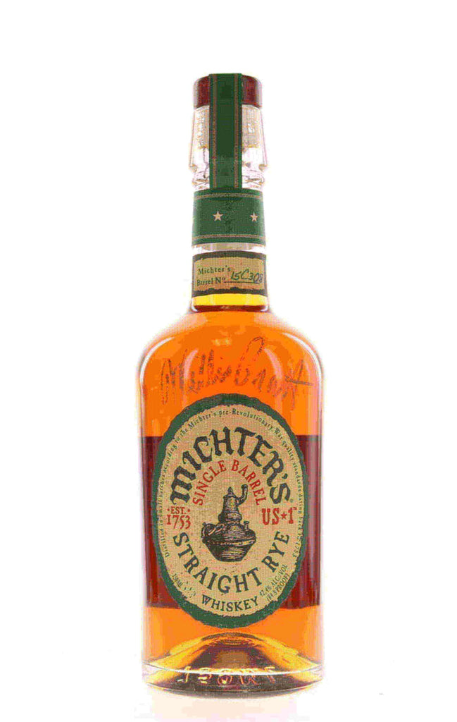 Michters Single Barrel Straight Rye 2015 Autographed - Flask Fine Wine & Whisky