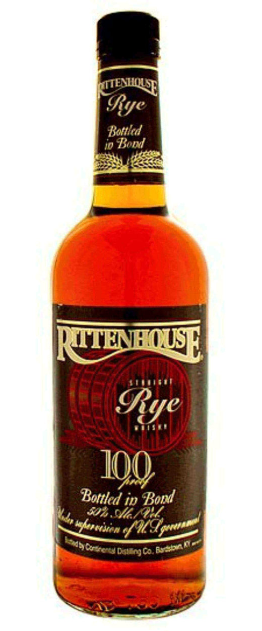 Rittenhouse Rye 100pf Bottled in Bond, Old Label, Continental Distilling Co. Bardstown - Flask Fine Wine & Whisky