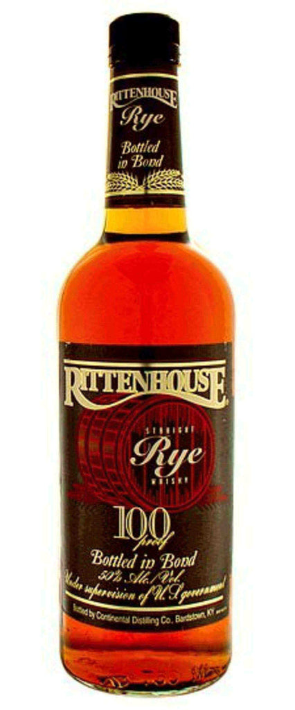 Rittenhouse Rye 100pf Bottled in Bond, Old Label, Continental Distilling Co. Bardstown - Flask Fine Wine & Whisky