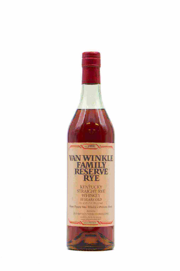 Van Winkle Family Reserve 13 Year Old Rye 1999 / Lawrenceburg Green Glass - Flask Fine Wine & Whisky
