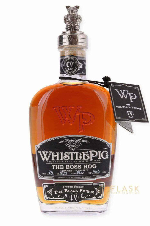 Whistle Pig The Boss Hog Rye IV The Black Prince Barrel 23 14 Year Old - Flask Fine Wine & Whisky