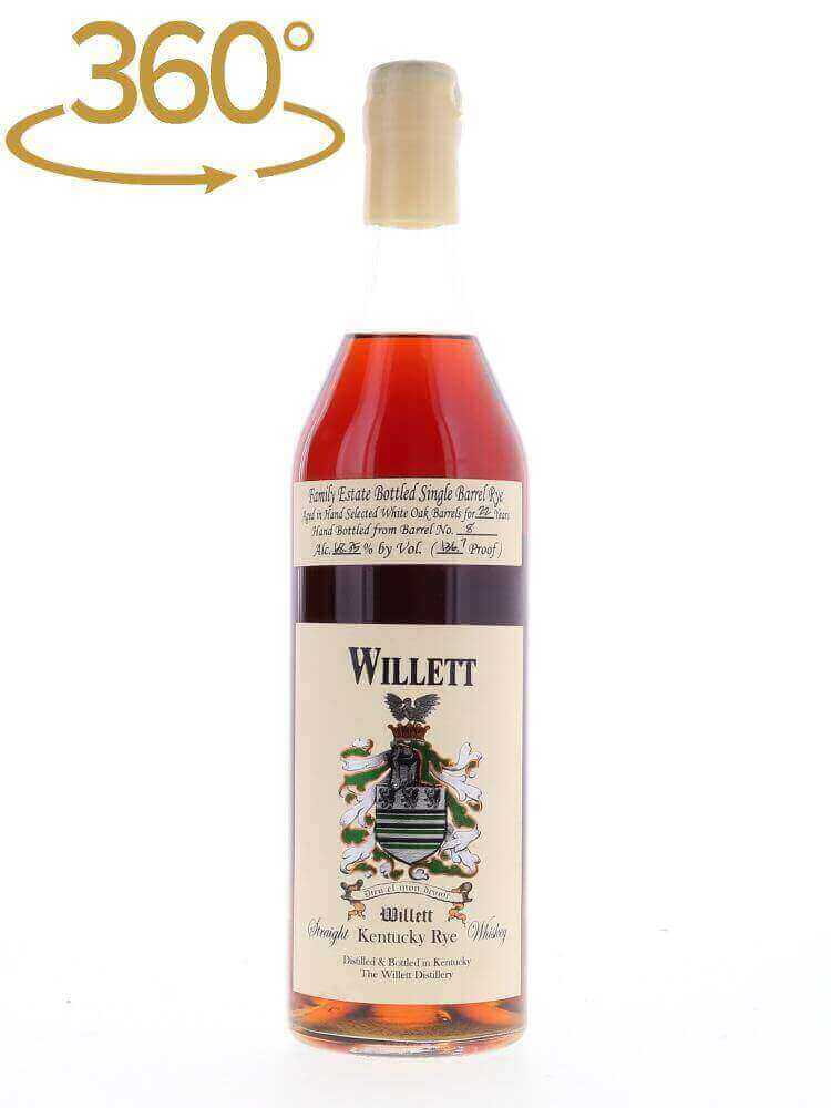 Willett 22 Year Old Rye Barrel 8, Dougs Black Ink - Flask Fine Wine & Whisky