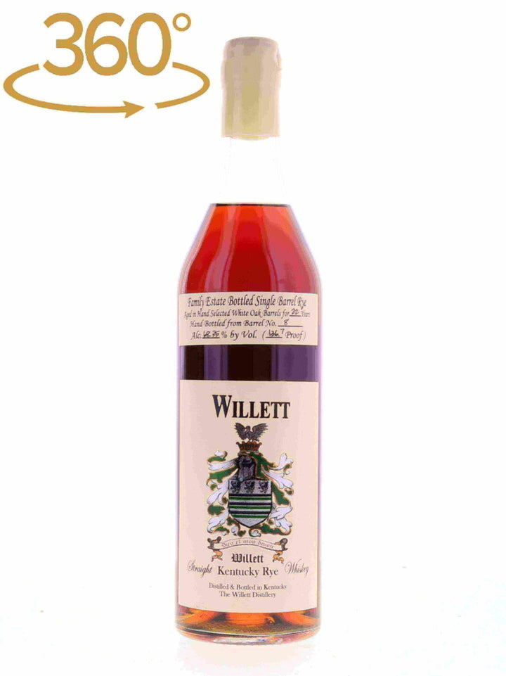 Willett 22 Year Old Rye Barrel 8, Dougs Black Ink - Flask Fine Wine & Whisky