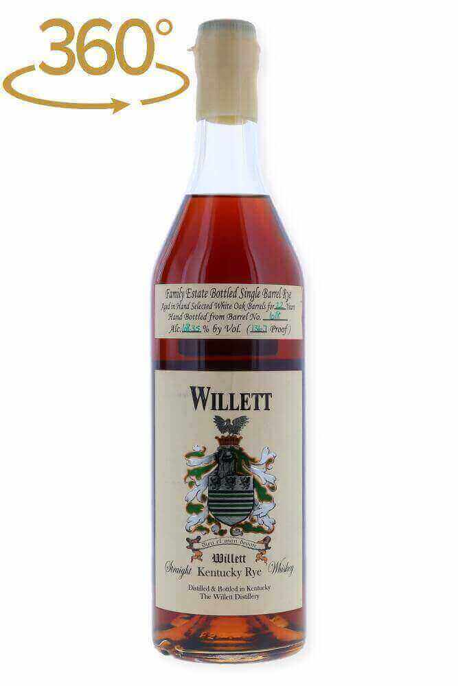 Willett Family Estate 22 Year Old Rye Cask 618 Dougs Green Ink - Flask Fine Wine & Whisky