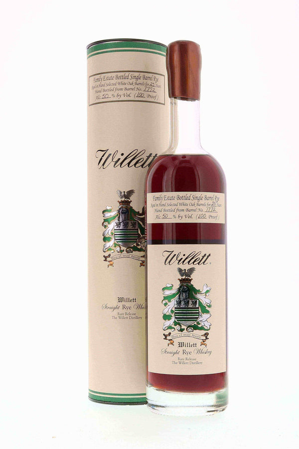 Willett Family Estate Single Barrel Rye 25 year #1772 100 Proof - Flask Fine Wine & Whisky