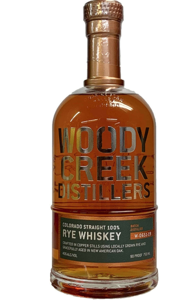 Woody Creek Distillers Colorado Straight Rye Whiskey - Flask Fine Wine & Whisky
