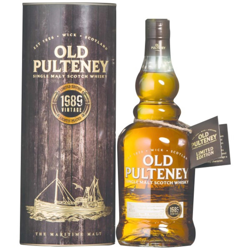 1989 Old Pulteney Vintage Limited Edition - Flask Fine Wine & Whisky