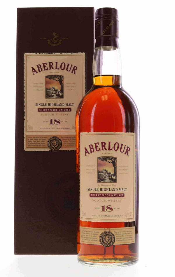 Aberlour Sherry Wood 18 Year Old Tall Bottle - Flask Fine Wine & Whisky