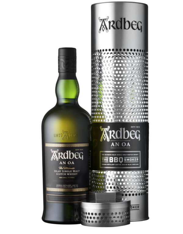 Ardbeg An OA with BBQ Smoker Set - Flask Fine Wine & Whisky