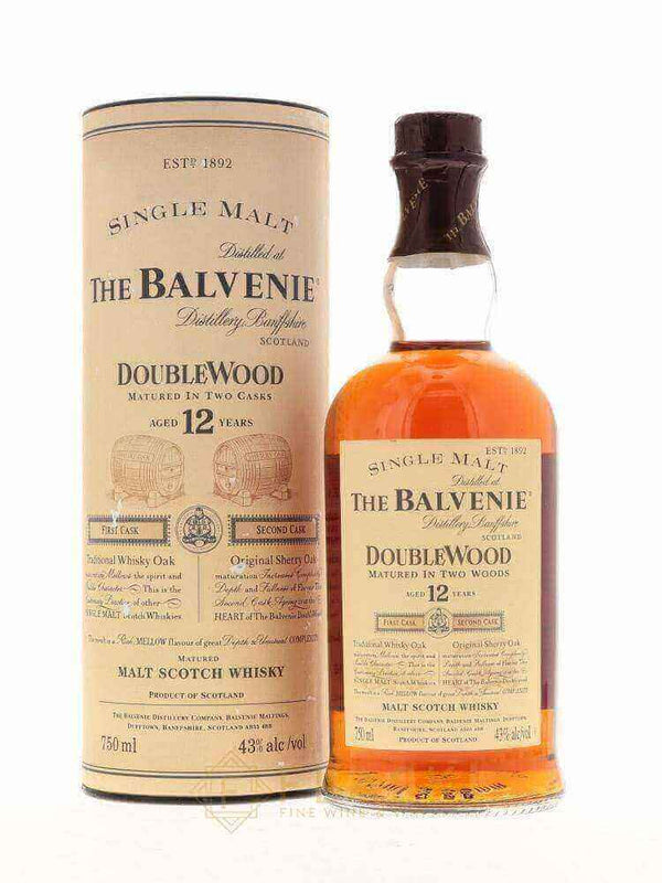 Balvenie 12 Year Old DoubleWood 1990s - Flask Fine Wine & Whisky