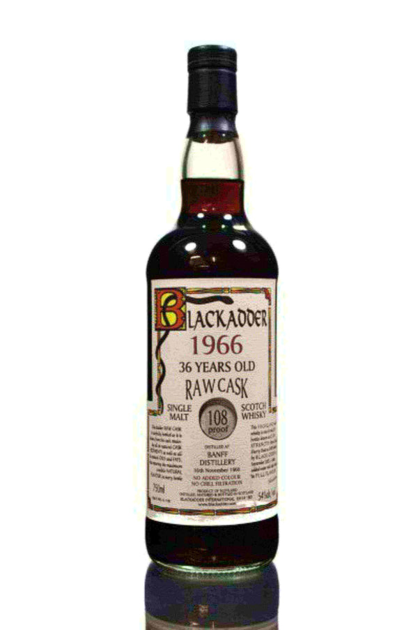 Banff 1966 36 Year Old Blackadder Sherry Cask No.3439 54% - Flask Fine Wine & Whisky