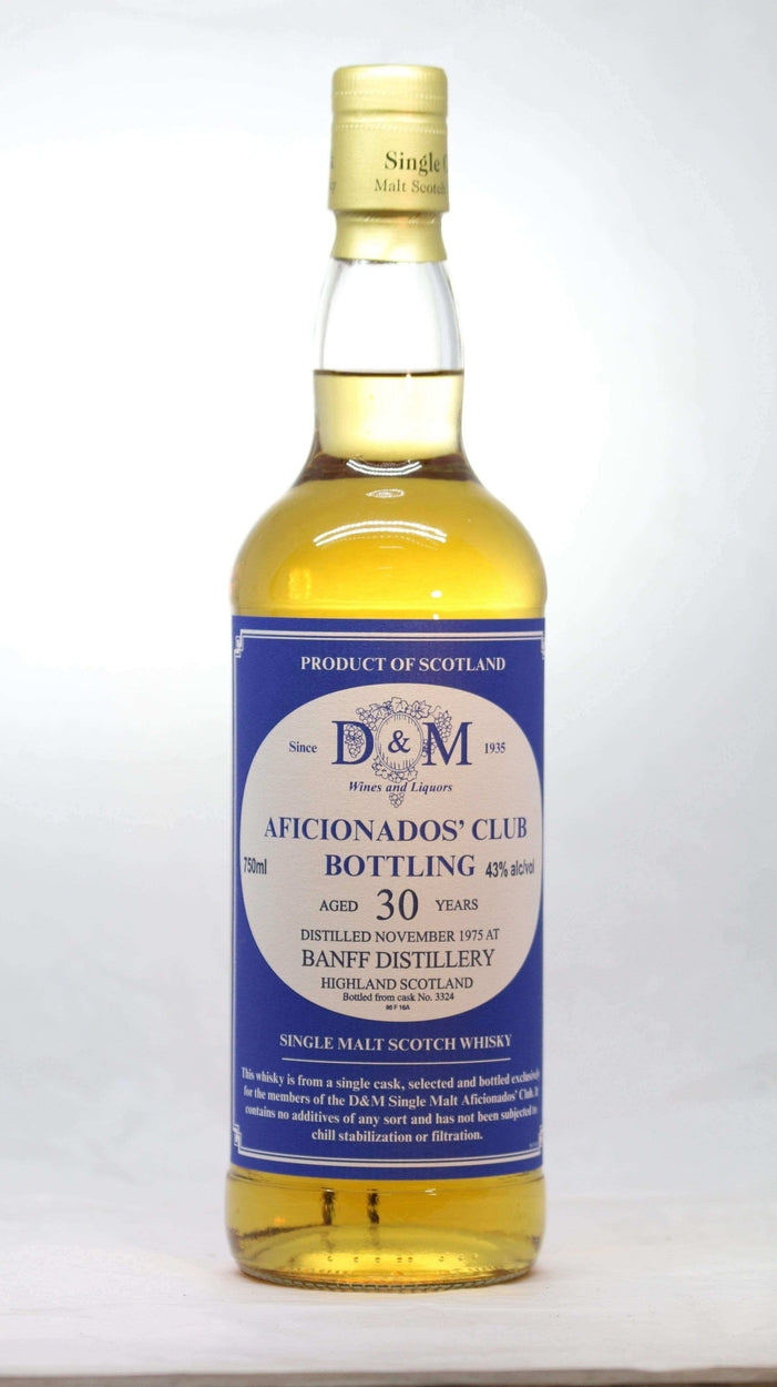 Banff 1975 30 year Cask No. 3324 Aficionados Club - Flask Fine Wine & Whisky